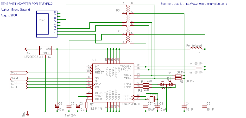 I want to ask about schematic Ethernet | Microchip