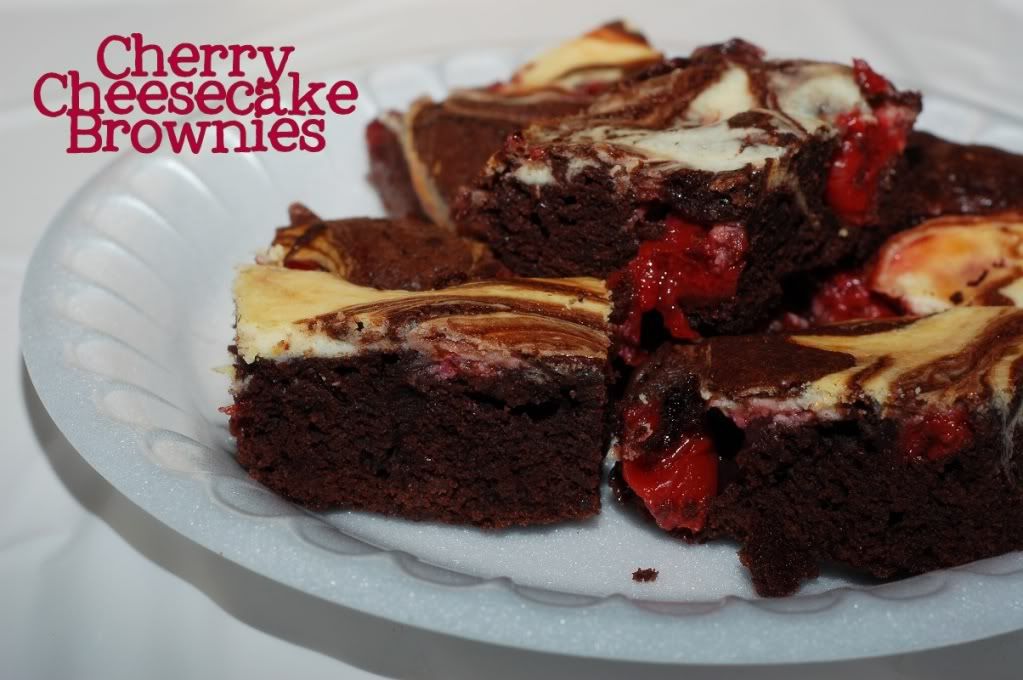 Cherry Cheesecake Brownies