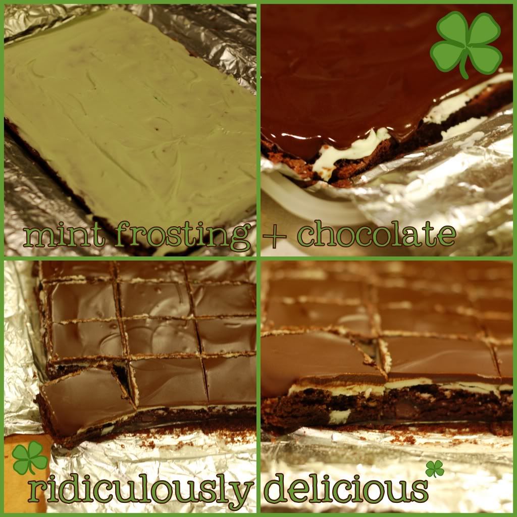 St. Patricks Mint Brownies
