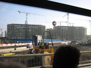 Olympic site being built 2010 London East