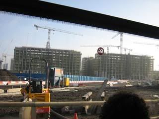 Olympic site being built 2010 London East