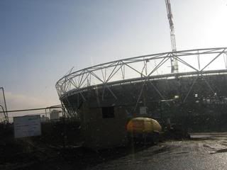 Olympic site being built 2010 London East