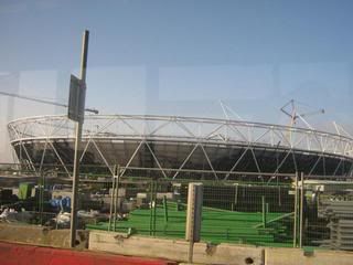 Olympic site being built 2010 London East