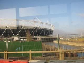 Olympic site being built 2010 London East