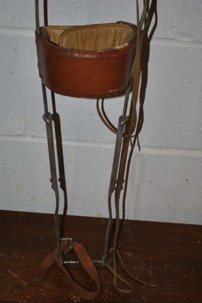 VINTAGE LEG BRACE POLIO? ORTHOPEDIC LEATHER & METAL VERY NICE eBay