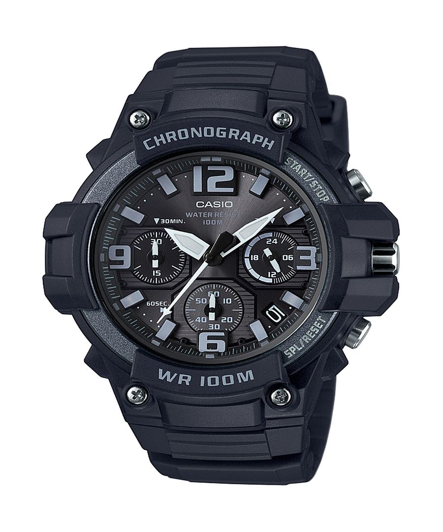 black resin watch