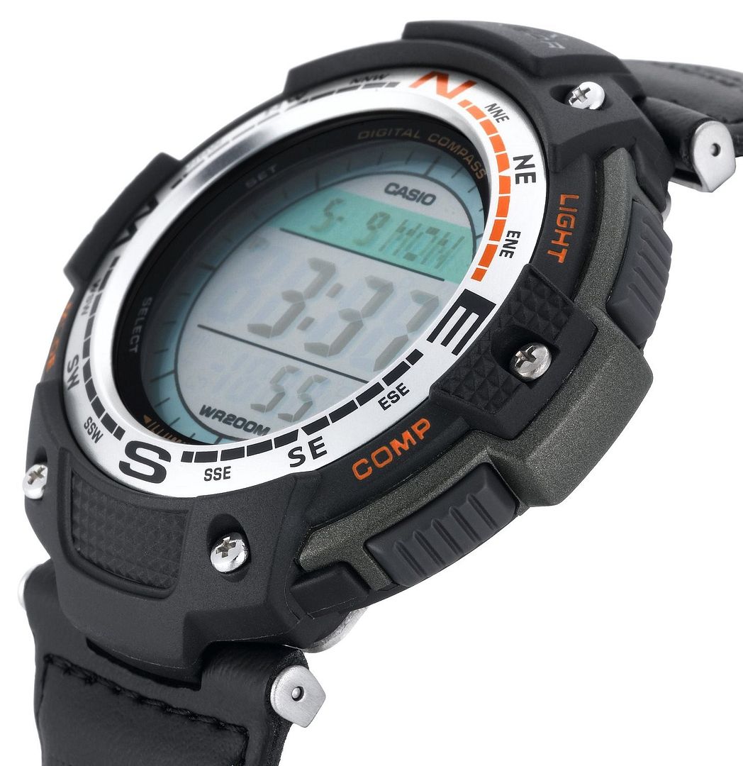 casio thermo compass watch