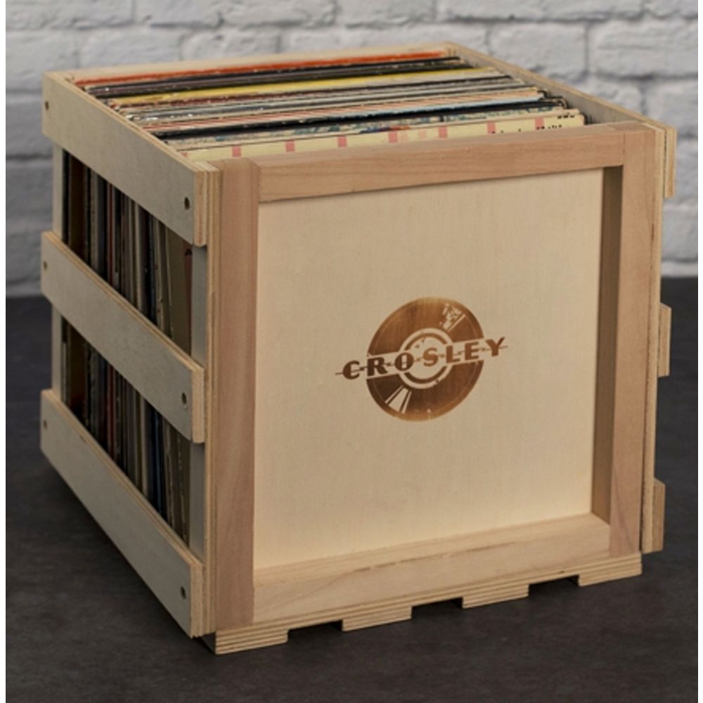 vinyl record storage crate