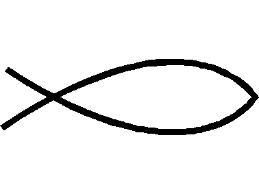 the symbol of my life term technical Ichthys. the looks is this: like it